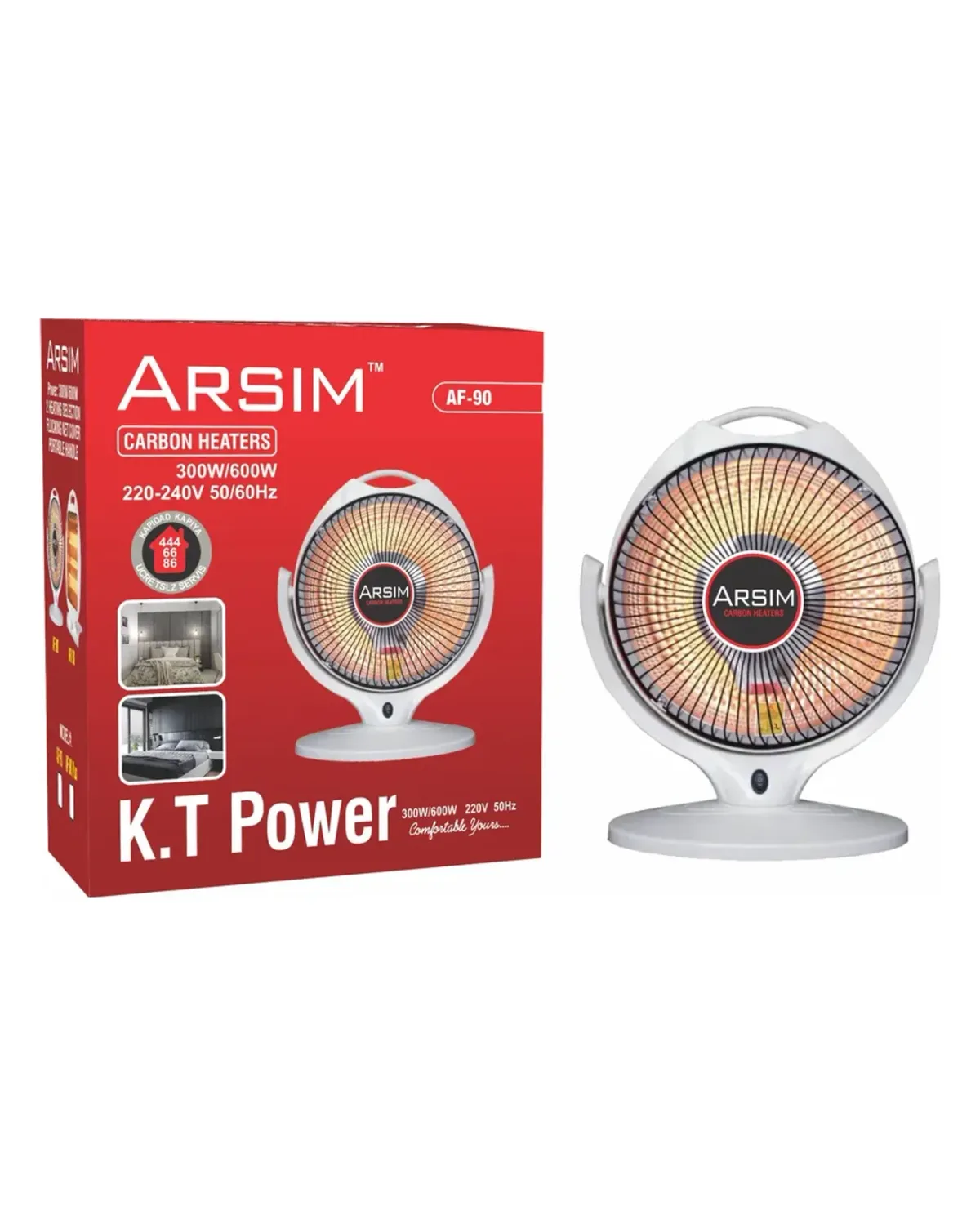 ARSIM sun halogen dish heater 300 600 watt – photo 3