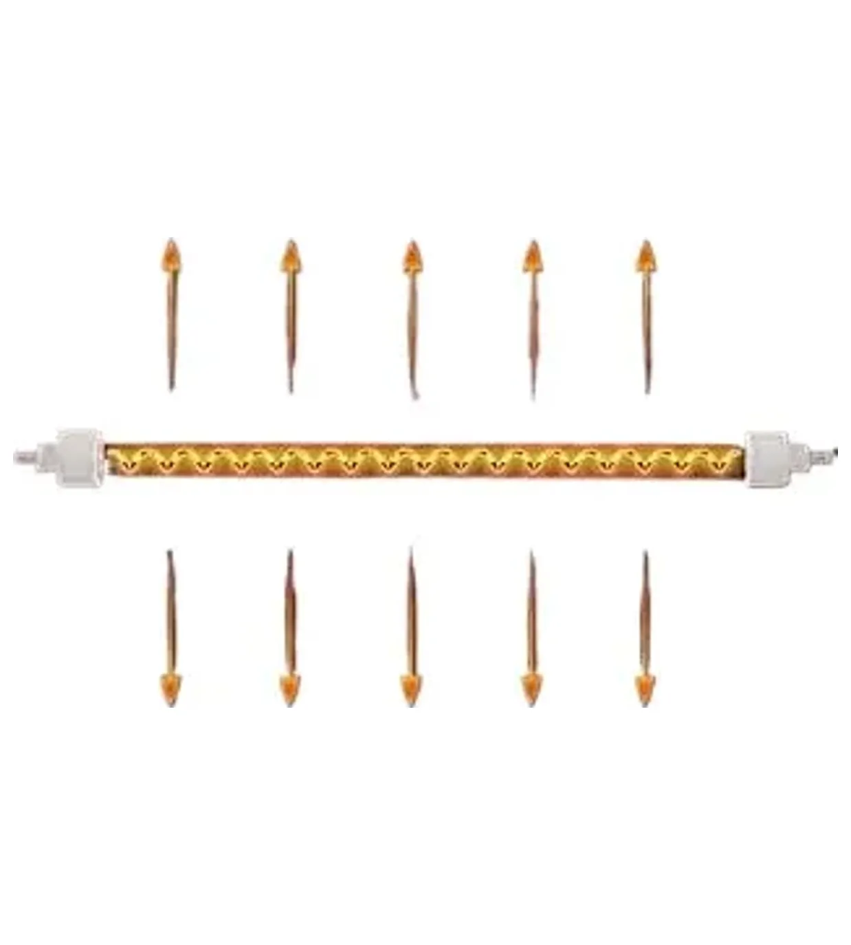 Quartz heater tube replacement heating rod