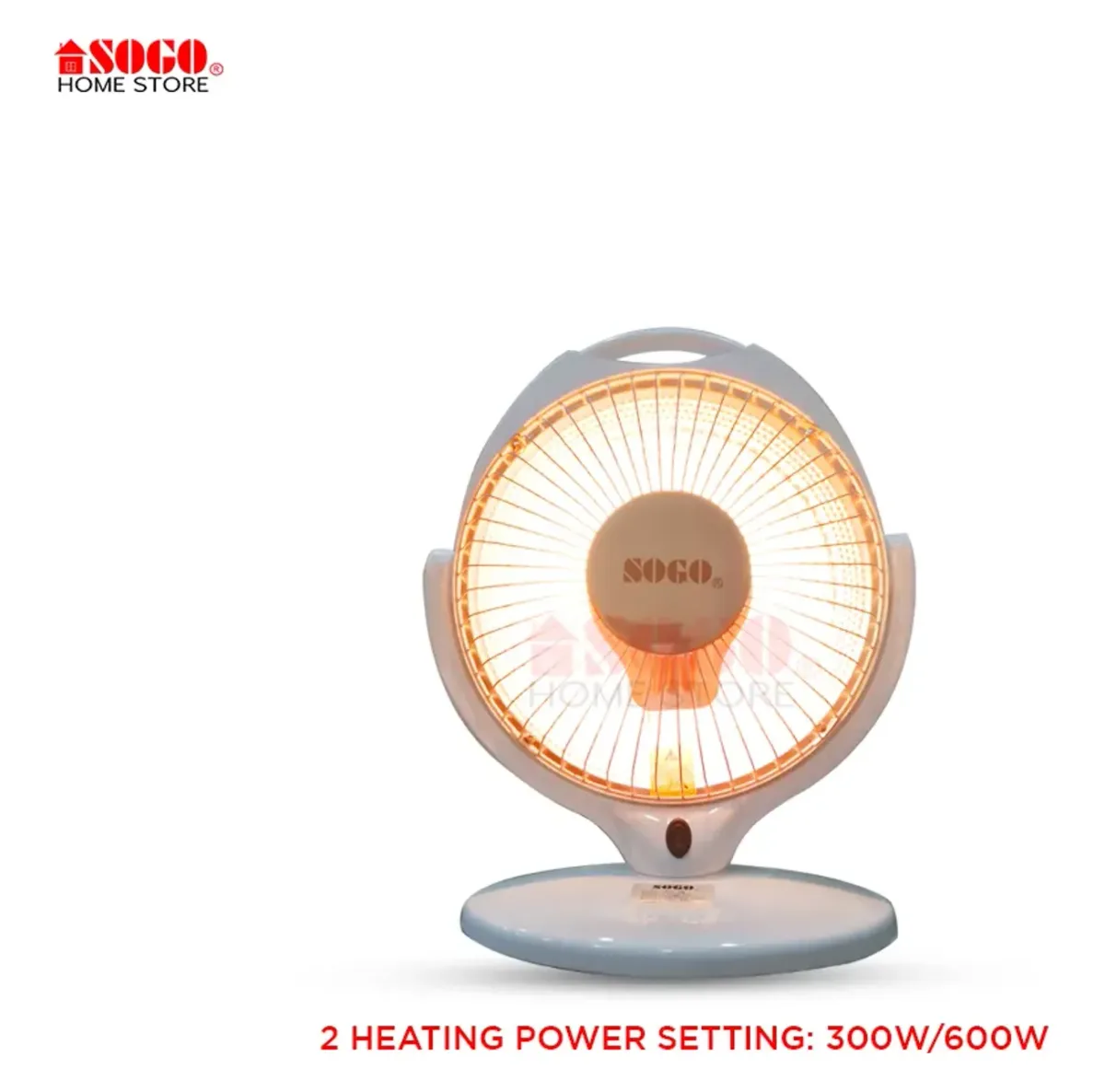 Sun halogen electric dish heater 300 600 watt